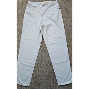NWT Eddie Bauer Classic Stretch Twill Jeans in Stone Size 14 Regular